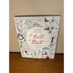 Fabiana attanasio la Bella la e bestia coloring book beauty and the beast NEW